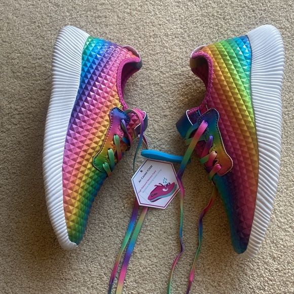 NWT FREEWALK Air-Cooled Foam Rainbow Super Lightweight Walking Shoes in Size 9 - Picture 6 of 13